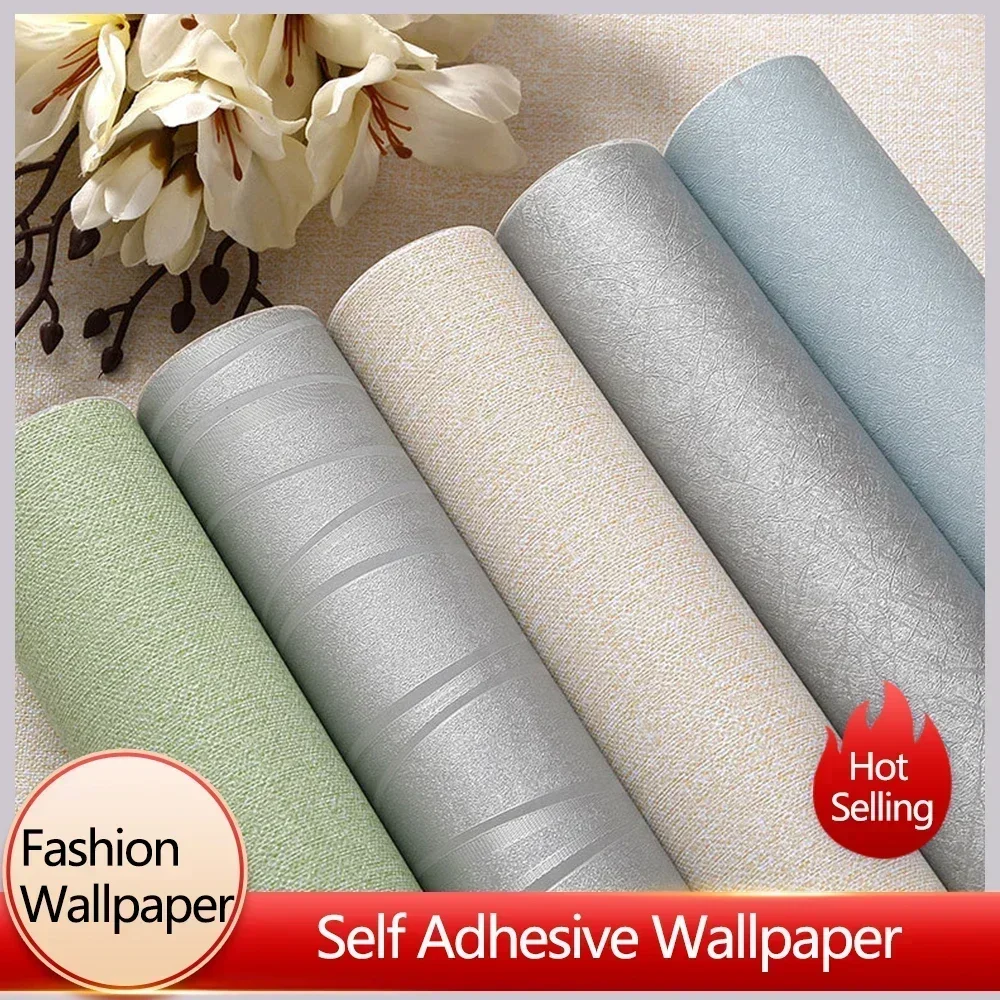 

Self Adhesive Wallpaper Waterproof Moisture-proof Bedroom Living Room Decoration Wallpapers Room Dormitory Renovation Wall Paper