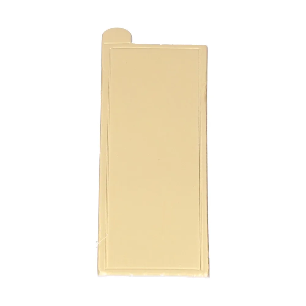 100pcs Mini Rectangle Mousse Cake Boards Cardboard Food-Grade Cupcake Base Coasters Handle Cake Baking Board Birthday Party view 3