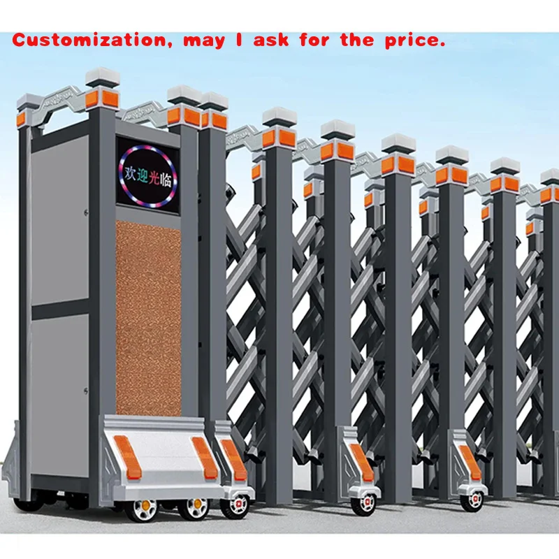 

custom.Sliding Alloy Retractable New Product Launches Automatic Remote Control Fence Gate