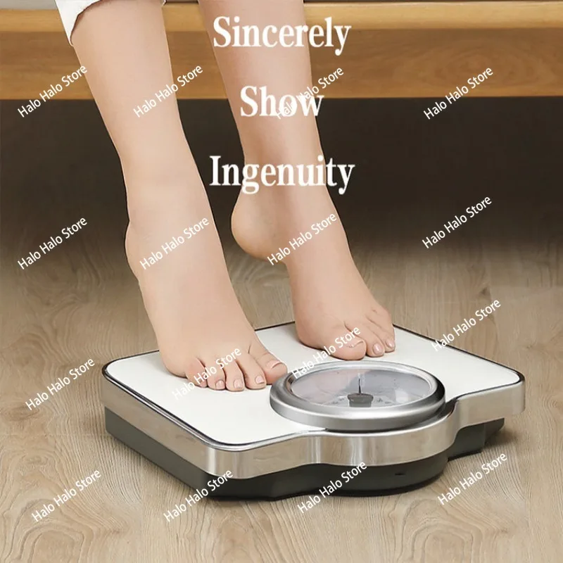 Vintage Analog Mechanical Bathroom Scale – No Battery Needed, Classic Dial Health Scale DT605E