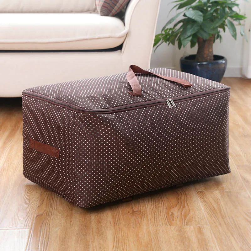 Mala grossa de pano Oxford dobrável, grande bolsa de viagem, bagagem, organizador de armazenamento de roupas, 1pc