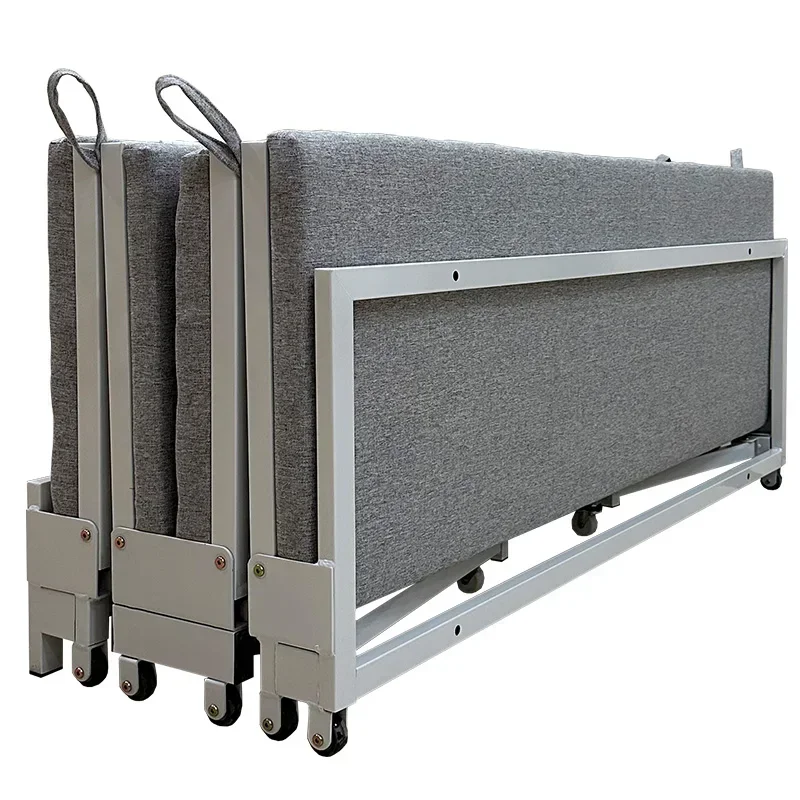 Invisible folding bed, small apartment hidden multi-functional storage cabinet, inner telescopic push-pull bed hardware