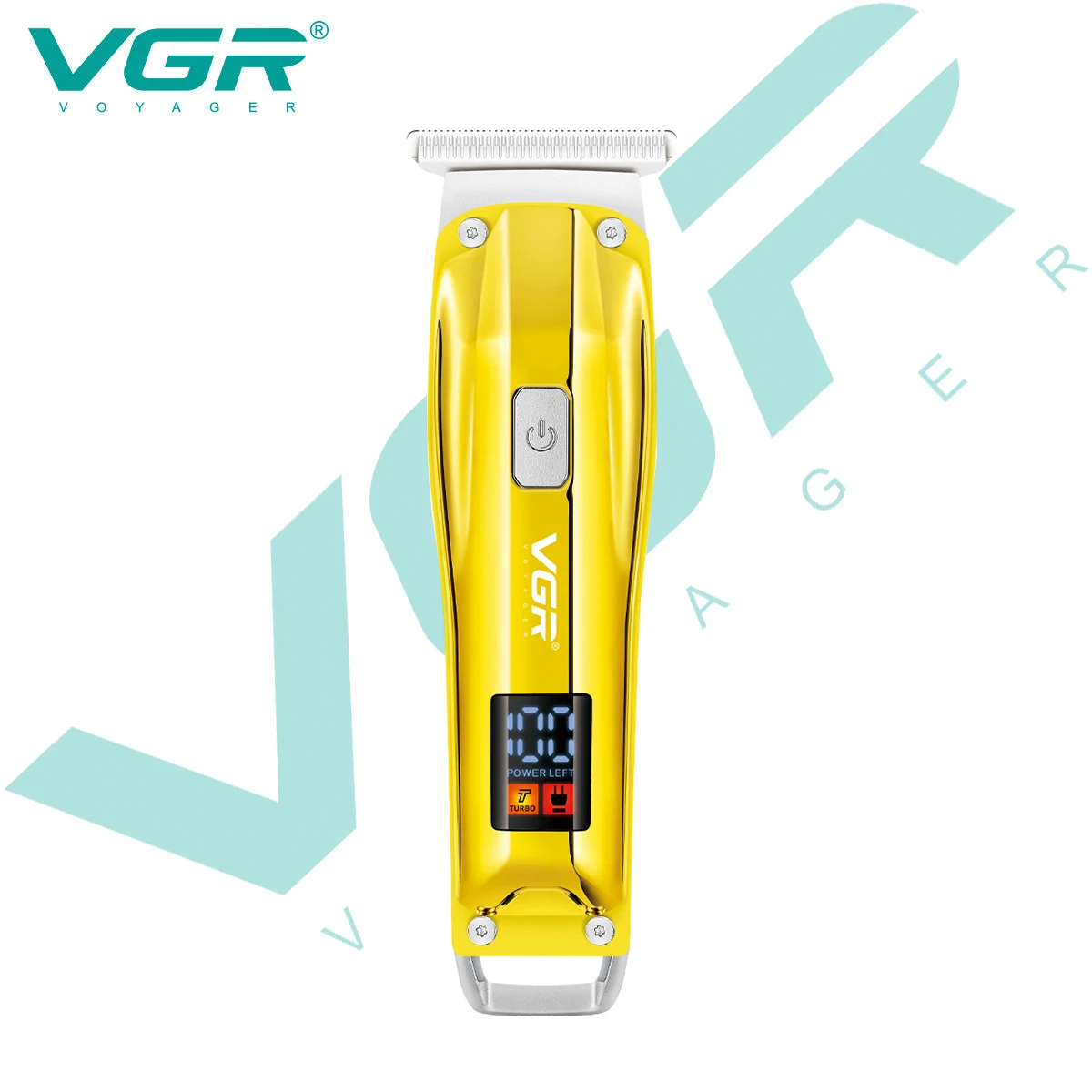 

VGR V-956 Машинка для стрижки волос Профессиональный триммер для волос Беспроводная парикмахерская машина для стрижки волос Машинка для стрижки волос с цифровым дисплеем для мужчин