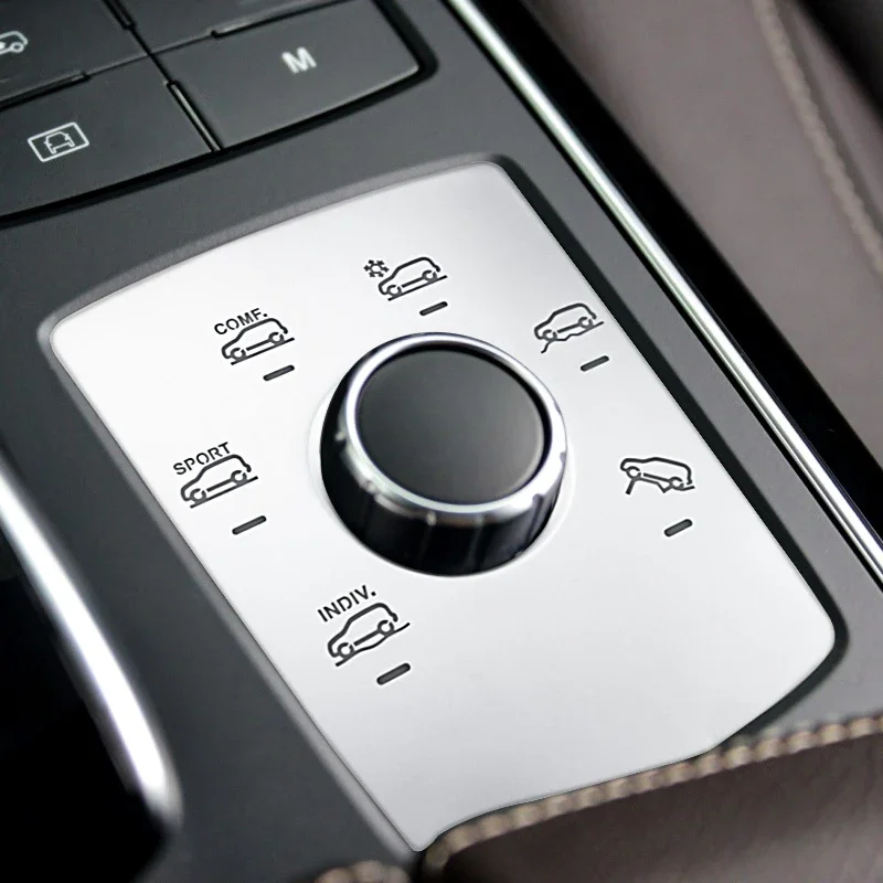

For Mercedes-Benz GL ML Class GLS GLE Interior Trim Cover Accessories Car Sport Driving Mode Gear Panel Decorative Sticker Patch