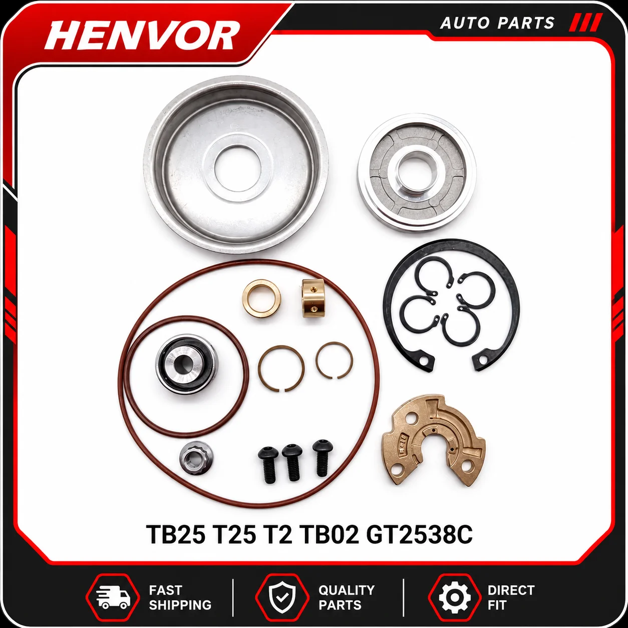 TB25 T25 T2 TB02 GT2538C Turbocharger Repair Kit Rebuild Kit Turbo Parts Supplier