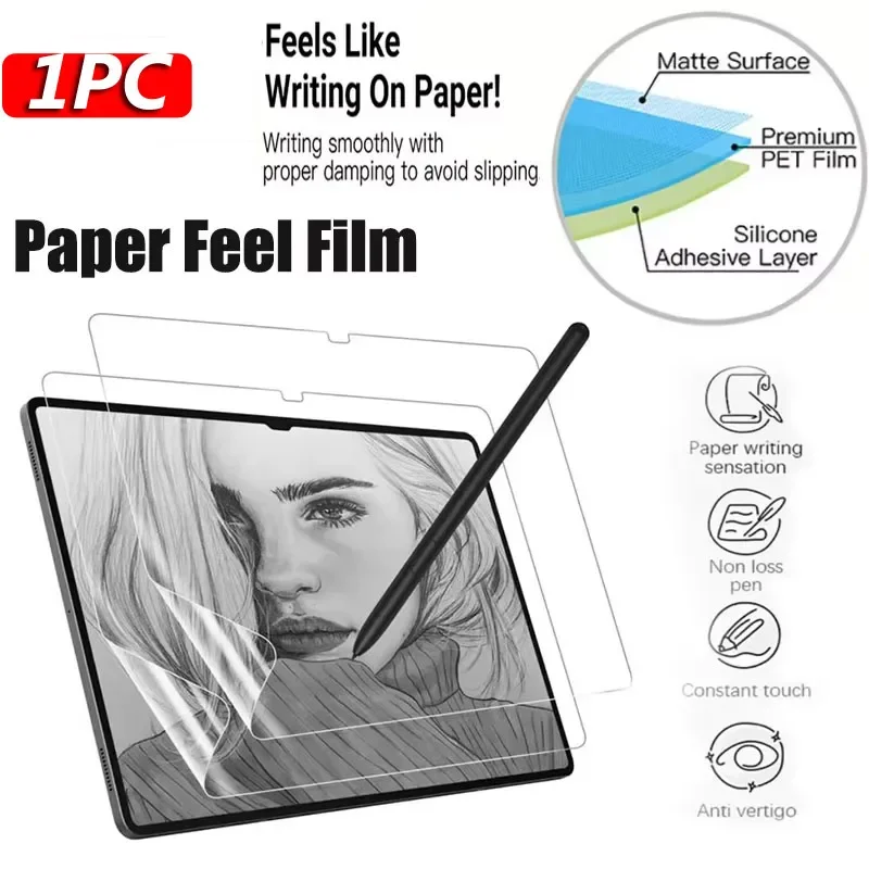 1 Pack Paper Feel Screen Protector for Huawei Matepad SE 11 2024 11.5-inch S Air 11.5 12 X Pro 13.2 11 PaperMatte 10.4 2020 2022