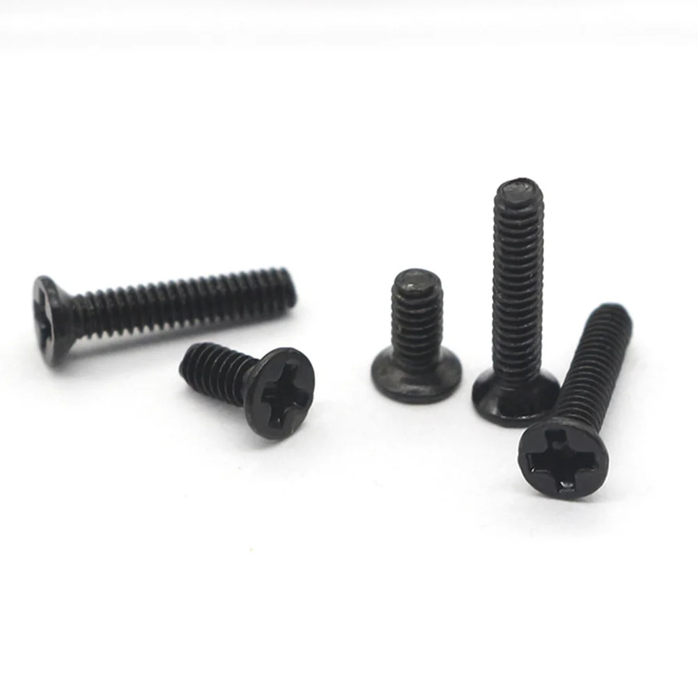 

Miniature Screw Set Small Screw Box Kit Carbon Steel Flat Head Countersunk Screws For Diy Repair Tools Organized Storage