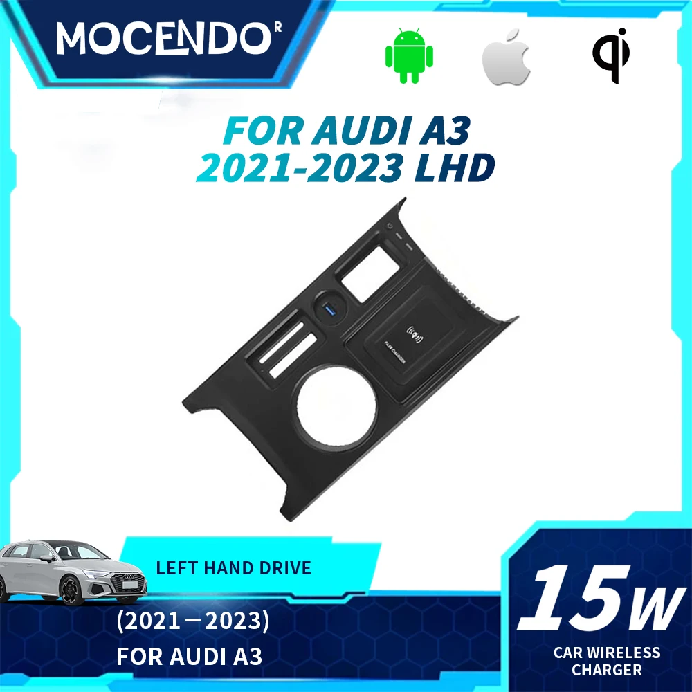 

For Audi A3 2021-2023 Car wireless charger car charger fast charging accesorios para auto car charger