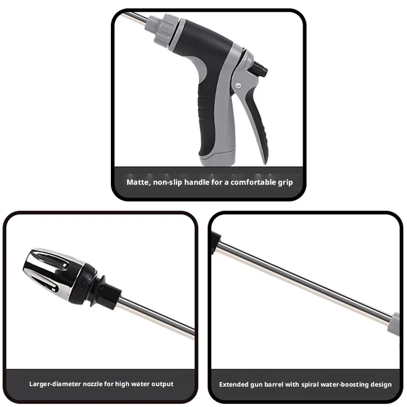 Hot High Pressure Sprinkler Water Gun Car Washers Garden Lawn Watering Hose Nozzle Foam Lance Portable Automobiles Cleaning Tool