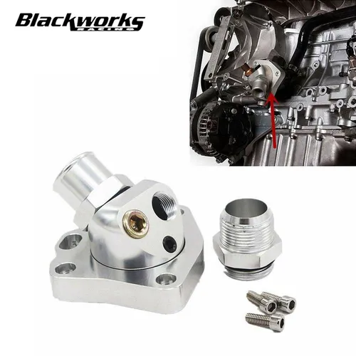 Termostato de cuello giratorio para coche, modificación de carcasa del termostato de refrigeración del motor para Honda Accord K Series K20 K24, manguera de radiador K Swap