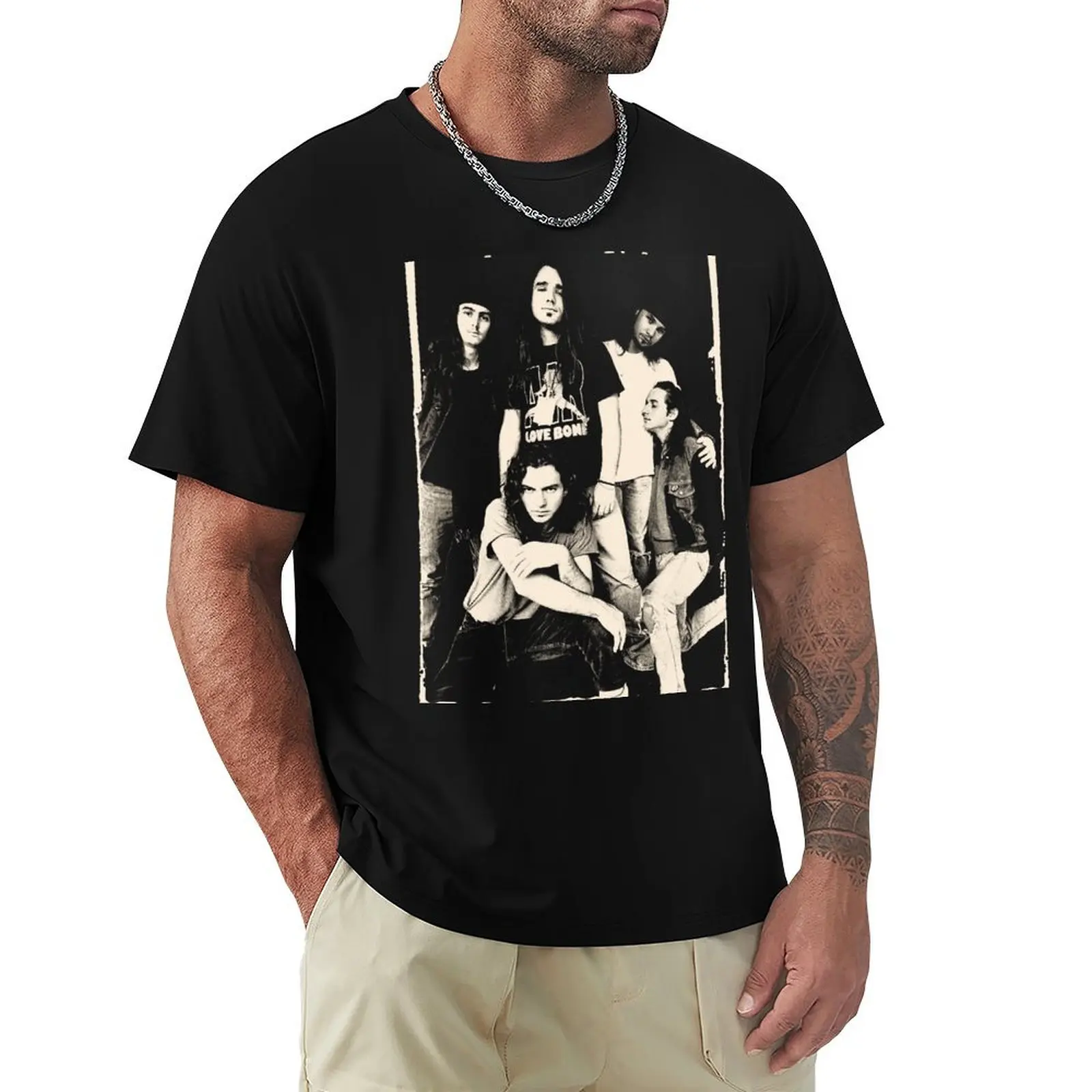 Seattle Band T-Shirt Water Resistant Casual T-Shirt