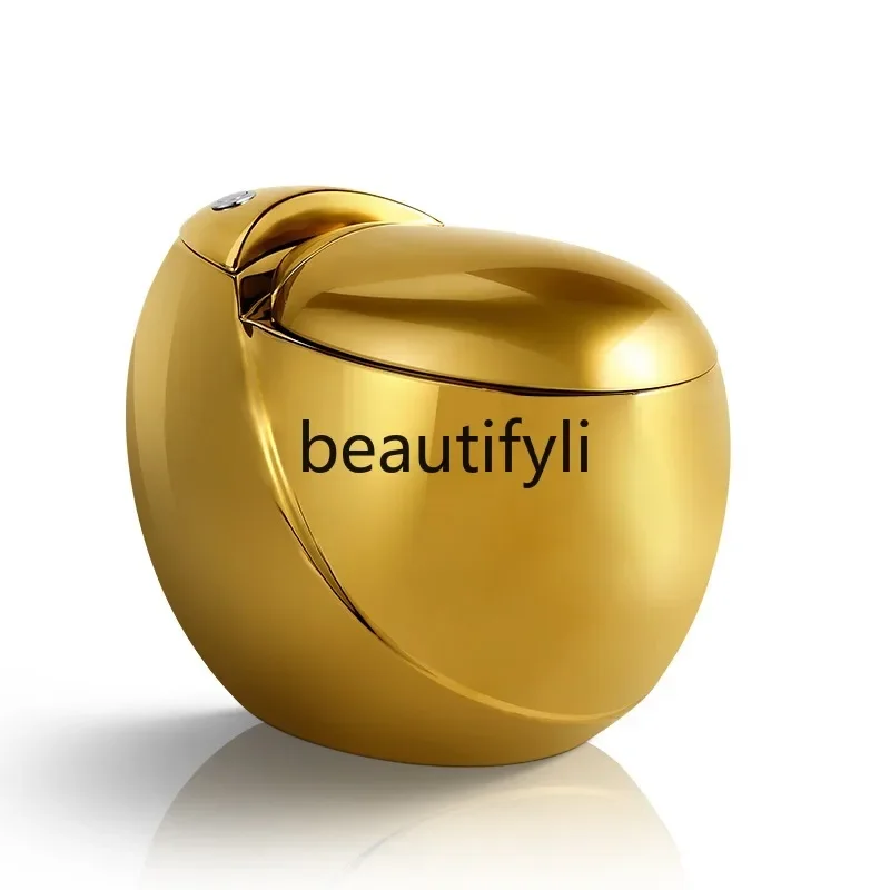 New arrive Golden egg toilet siphon toilet creative ceramic round deodorant toilet