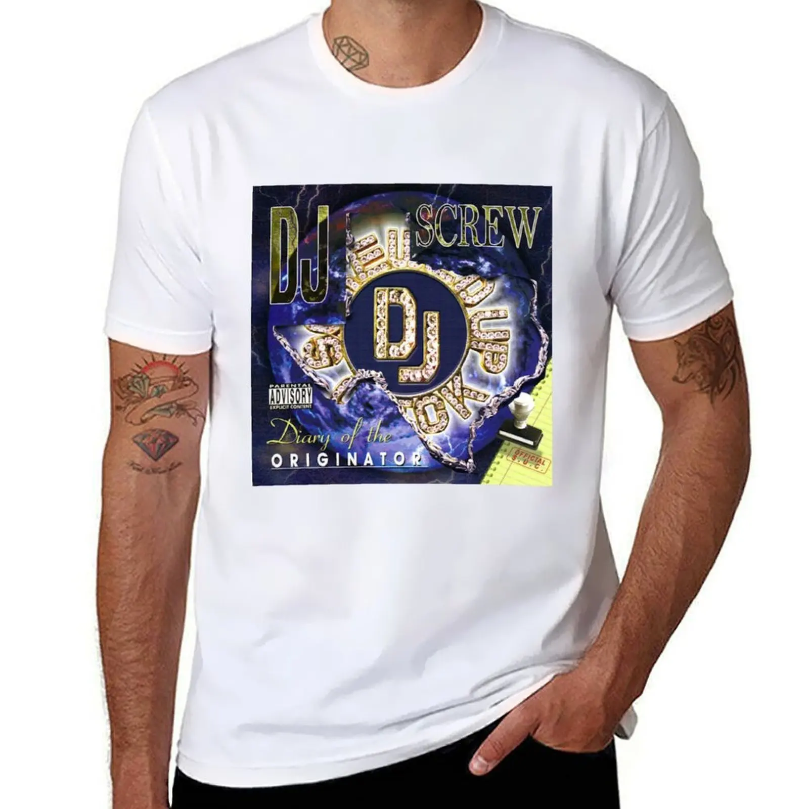 

Dj Screw T-Shirt t shirt man plain printed t shirts for man T-Shirt