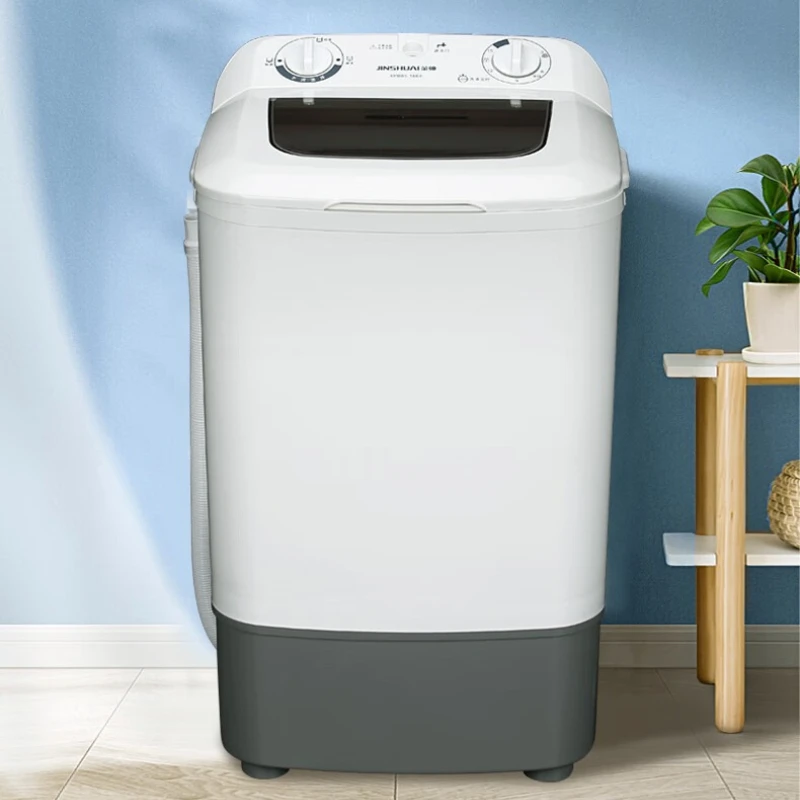 Semi-automatic washing machine, large capacity, small single tub, suitable for home use, dormitory use, baby use.