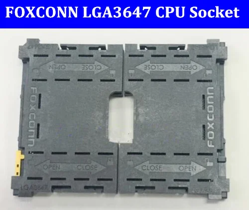 

Original Foxconn LGA3647CPU Base Socket PE36477-01NK3/K4-1H CPU connector PC BGA Base Good Works 15U gold plated