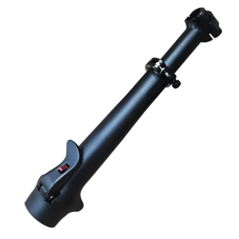 All‑Aluminum Folding Riser Stem, Threaded & Threadless Head Tube Handlebar Clamp Lock for Folding Commuter Electric Bicycle