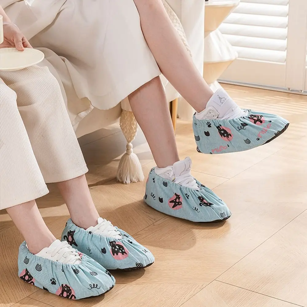 

High Quality Cloth Shoe Covers Breathable Anti Slip Shoes Protector Washable Thickened Shoes Accessories