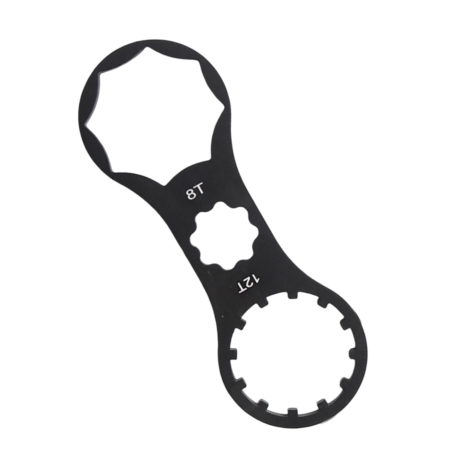 Fahrrad-Vordergabel-Schulterabdeckungs-Schraubenschlüssel, Werkzeug zum Entfernen der oberen Abdeckung des Stoßdämpfers, Fahrradwerkzeug aus Aluminiumlegierung für die Reparatur von Rennrädern – Detail 2