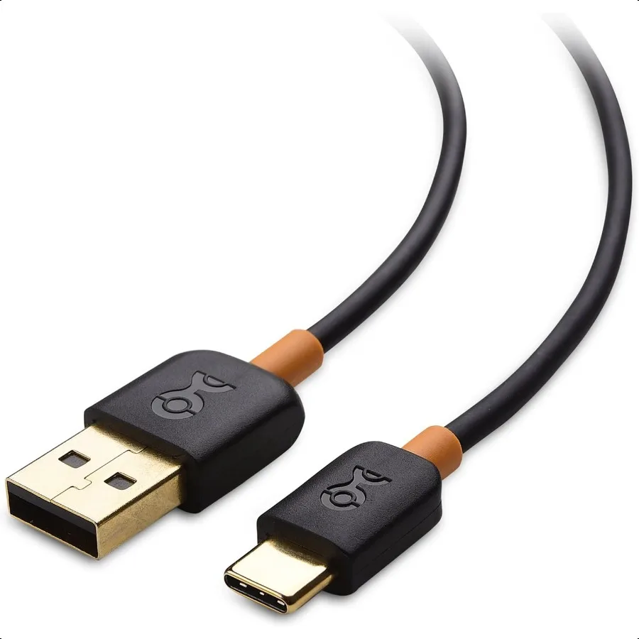 3 عبوات من كابل شحن USB إلى USB C بطول 6.6 قدم مع شحن سريع 3A باللون الأسود لهاتف iPhone 16 15 Samsung Galaxy S23 Ultra S23 S22 Note