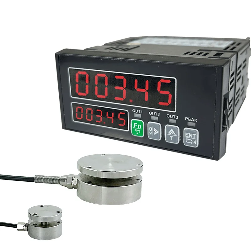 25mm Miniature Compression And Tension Sensor Load Cell +load Cell Indicator display 5KG 10kg 20kg 30kg - 1 Ton 2t Biosensor