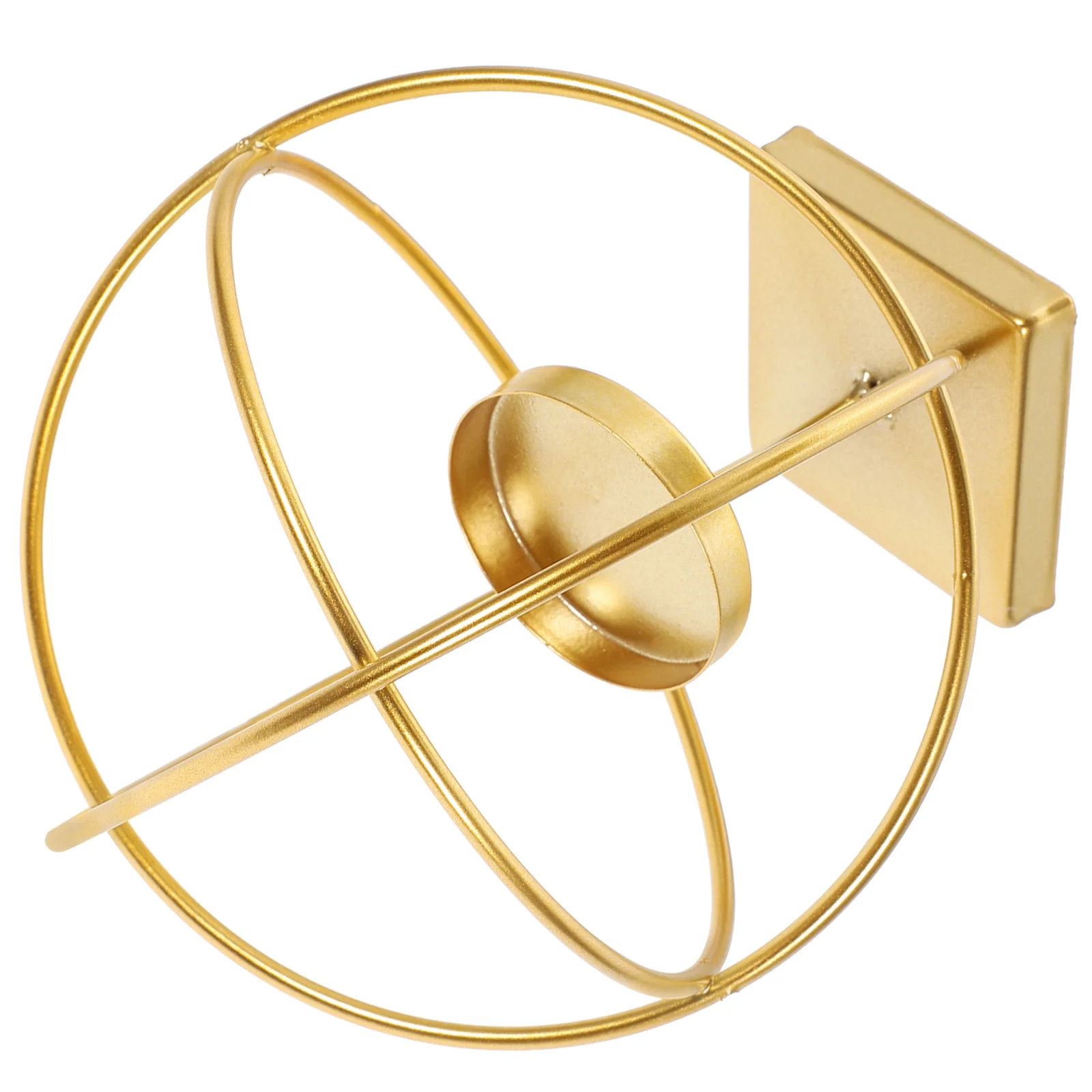 

Vintage Iron Holder Hollow Out Nordic Style Taper Candlestick Decorative Desktop Adornment Handheld Candlestick