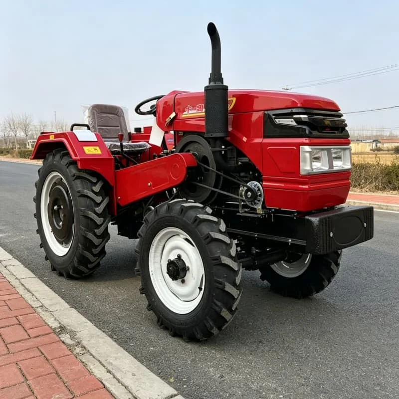 

Customized Four-wheel rotary tiller, hot-selling wheeled ploughing machine, agricultural four-wheel cultivator