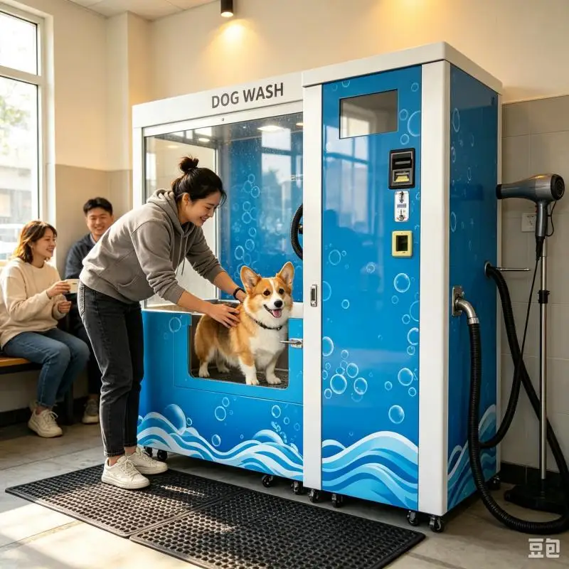 Customized Pet Wash Vending Machine Automatic Dog Washing Station Smart Grooming Machine Animal Care Equipment