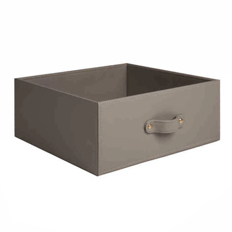 Uncovered Storage Box Minimalist Drawer Type Case Wardrobe Clothes Organization Universal Portable Storage Basket Household