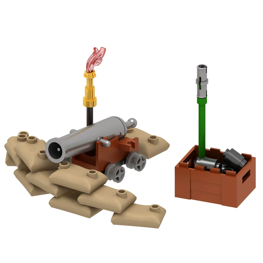 WW1 marine britannique guerres napoléoniques soldats militaires artillerie Trench Pirate blocs de construction Mini figurines d'action armes enfant jouet