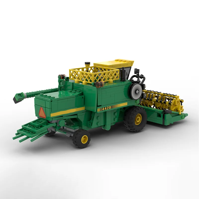 مدينة نماذج من الشاحنات Moc قوالب بناء وحدات مزرعة حصادة نموذج التكنولوجيا كتل عيد الميلاد لتقوم بها بنفسك لعبة البناء هدايا العيد
