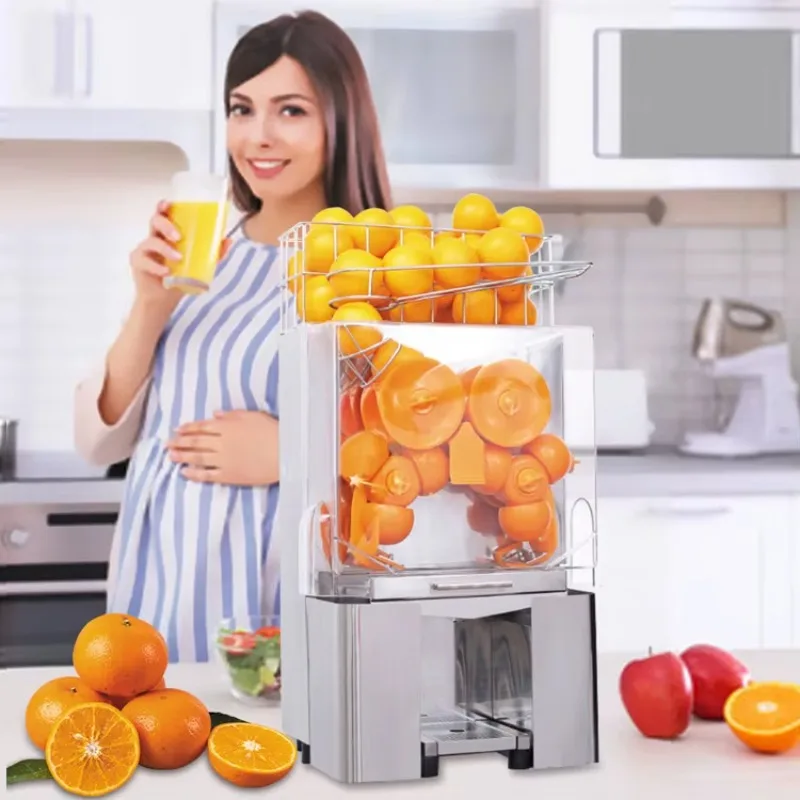 

2000E-2X Large Juicer Orange Automatic Peeling Machine DC Press