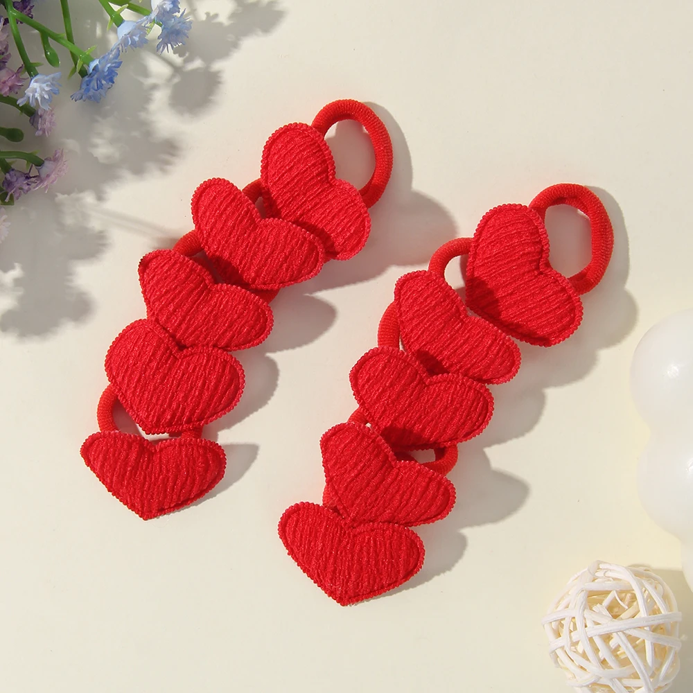 10/50Pcs Women Girls Colorful Nylon Elastic Hair Bands Ponytail Hold Small HairTie Rubber Bands Scrunchie Kids Hair Accessories