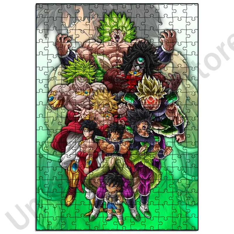 Dragon Ball Puzzle 300/500/1000 Pieces Jigsaw Puzzle Educational Toys for Kids Children \'s Games Christmas Gifts Home Decoration