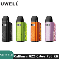 Original Uwell Caliburn GZ2 Cyber Pod Kit 17W Vape 850mAh Battery 2ml Caliburn G2 Cartridge UN2 Caliburn G Coil E Cigarette