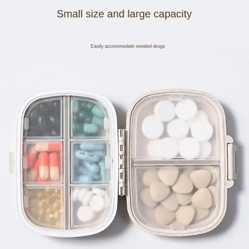 Mini Portable Pills Organizer Case 3 Grids PillBox Tablet Storage Container Weekly Medicine Pill\'s Box Pill Case Drug Dispense