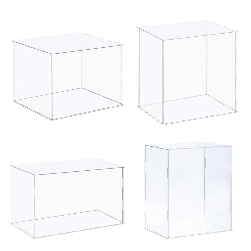 

41size Acrylic Display Case for Collectibles Assemble Clear Protection Showcase Cube Storage Box Dustproof Display Organize Toys