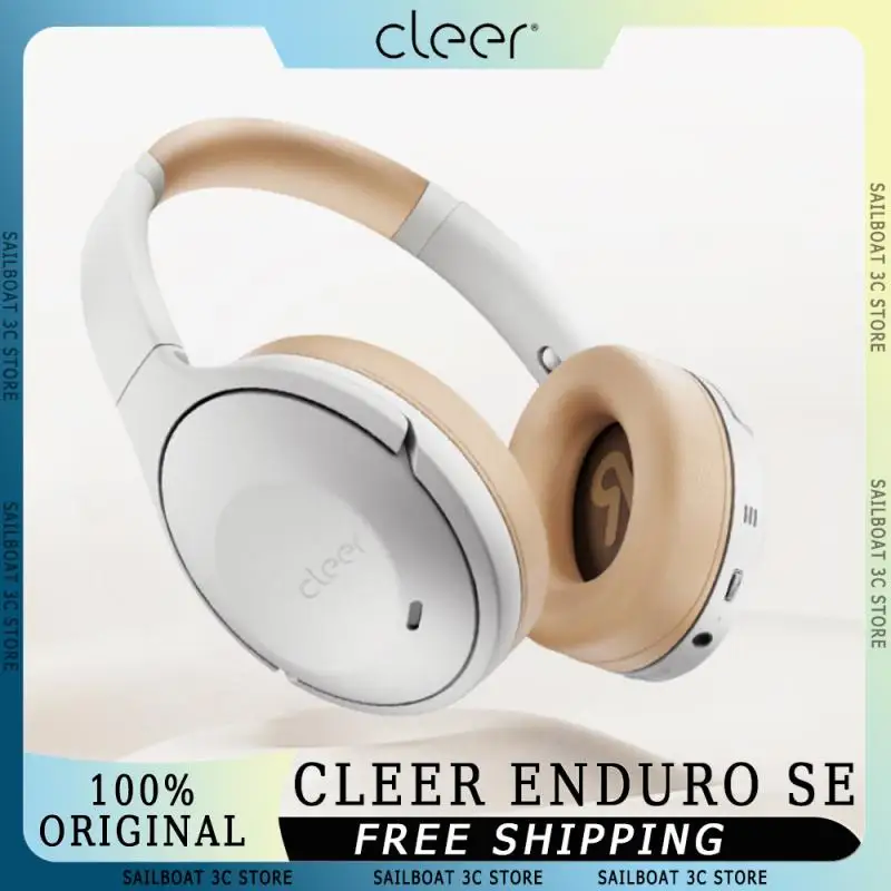 Cleer ENDURO SE Wireless Headphones With 2 Mics Active Hybrid Noise Reduction Long Battery Life Custom Music Bluetooth Headsets