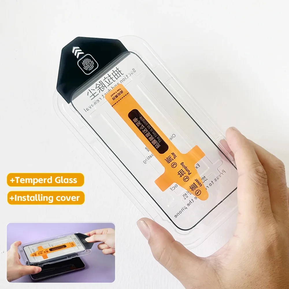 2 قطعة من الزجاج المقسى الخالي من الغبار لهاتف OPPO Reno15 Pro Reno 15 Pro Reno15pro واقي للشاشة