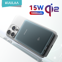 KUULAA Qi2 Magnetic Power Bank 10000mah 15W Wireless Charging 22.5W Fast Charge Qi2-Certified for iPhone 16 15 14 13 12 Pro Max