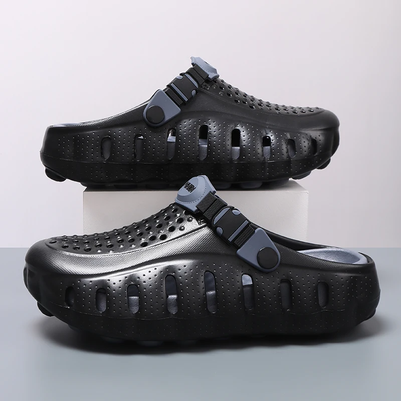 Fashion Closed Toe Slides Slip On Style Breathable Lightweight Anti Slip Outdoor Daily Wear Casual Summer Slippers