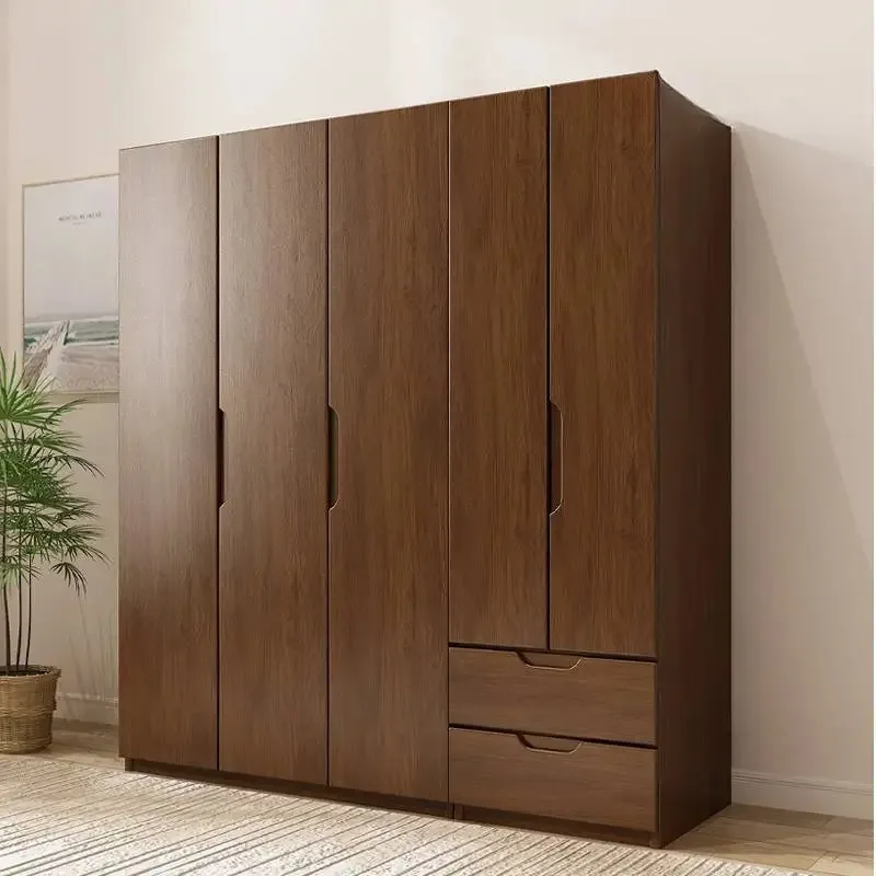 Big Luxury Wood Wardrobes Orgnizer Quiet Nordic Dressing Storage Wardrobes Bedroom Organizer Closet Para Ropa Furniture Home