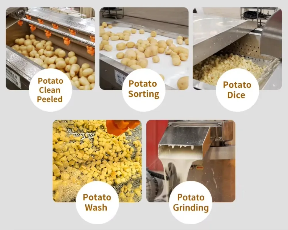 Versatile Mashed Potato Processing Production Line Commercial Food Machinery Vending Sale Support Custom