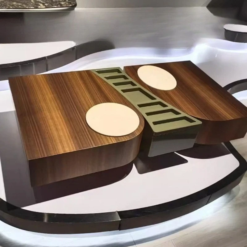 

Italian Minimalist Coffee Tables Nordic Solid Wood Rectangular Living Room Coffee Table Designer Creative Home Furniture FYCT