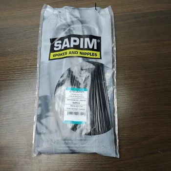 SAPIM CX-Ray 에어로 블레이드 스포크 J-Bend, 스트레이트 풀 CX RAY 스포크, 니플 제외, 원래 길이 220-302mm, 빠른 배송