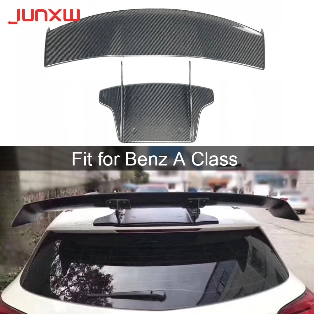 

For W176 A45 Carbon Fiber Rear Roof Spoiler Racing Wings For Mercedes-Benz A180 A200 A260 A45 AMG Hatchback 2013-2017 V Style