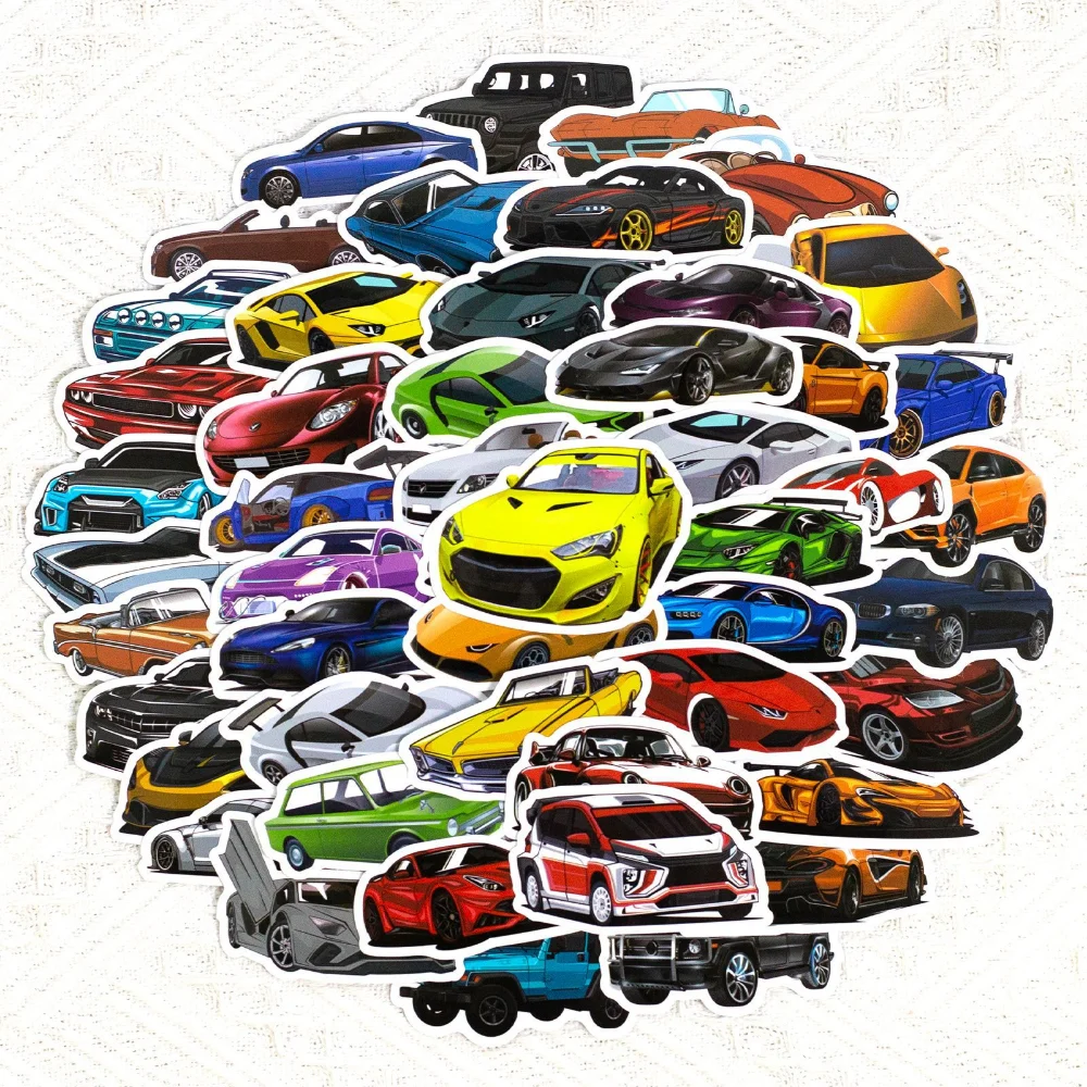 10/30/50pcs JDM Retrofit Racing Car Graffiti Stickers Laptop Guitar Suitcase Motorcycle Phone Sticker Decorative Toy for Kids