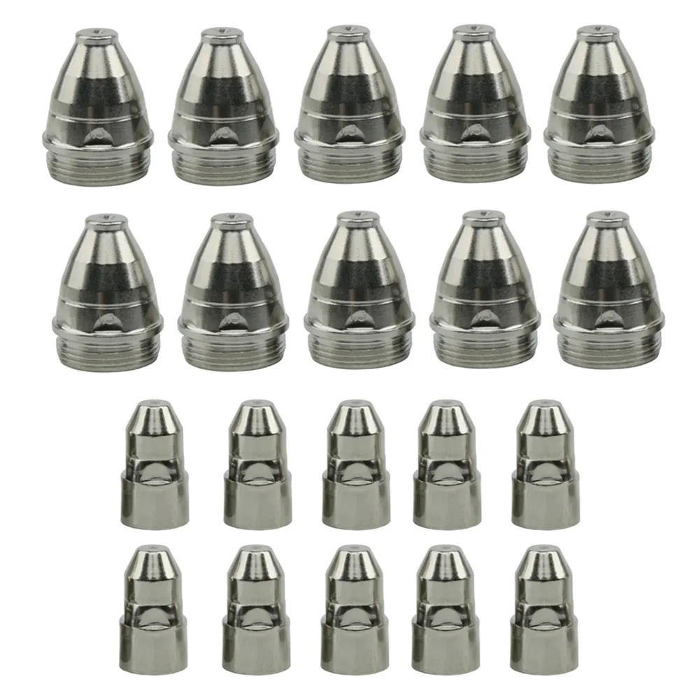 10 Pcs Electrodes And 10 Pcs Cutting Nozzles Material Copper For Plasma Cutting Machine CUT-70 CUT-80 CUT-100 CUT-120