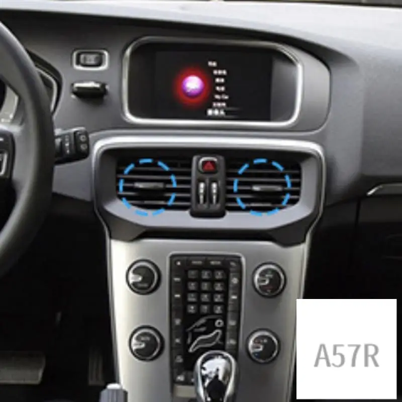 

7R-Car Dashboard Middle A/C Vent Outlet Tab Clip Repair Kit For Volvo V40 2013-2019 Air Vent Adjustment Buckle