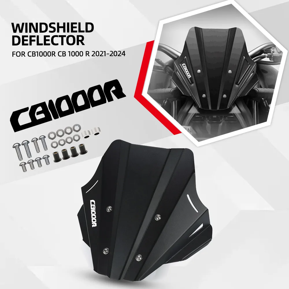 Windscreen Wind Shield Deflector For Honda CB1000R CB 1000 R 2024 2023 2022 2021 Motorcycle Windshield Screen Visor Accessories