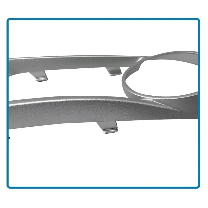

Popu For 2012 2013 2014 51117312595 51117312596 BMW X6 E71 Car Front Bumper Fog Light Lamp Trim Silver Frame Cover Lid